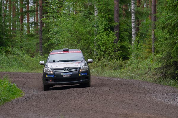 Pohjanmaaralli, EK5, Asseri Lindroos. Kuva: Kiia Kajala